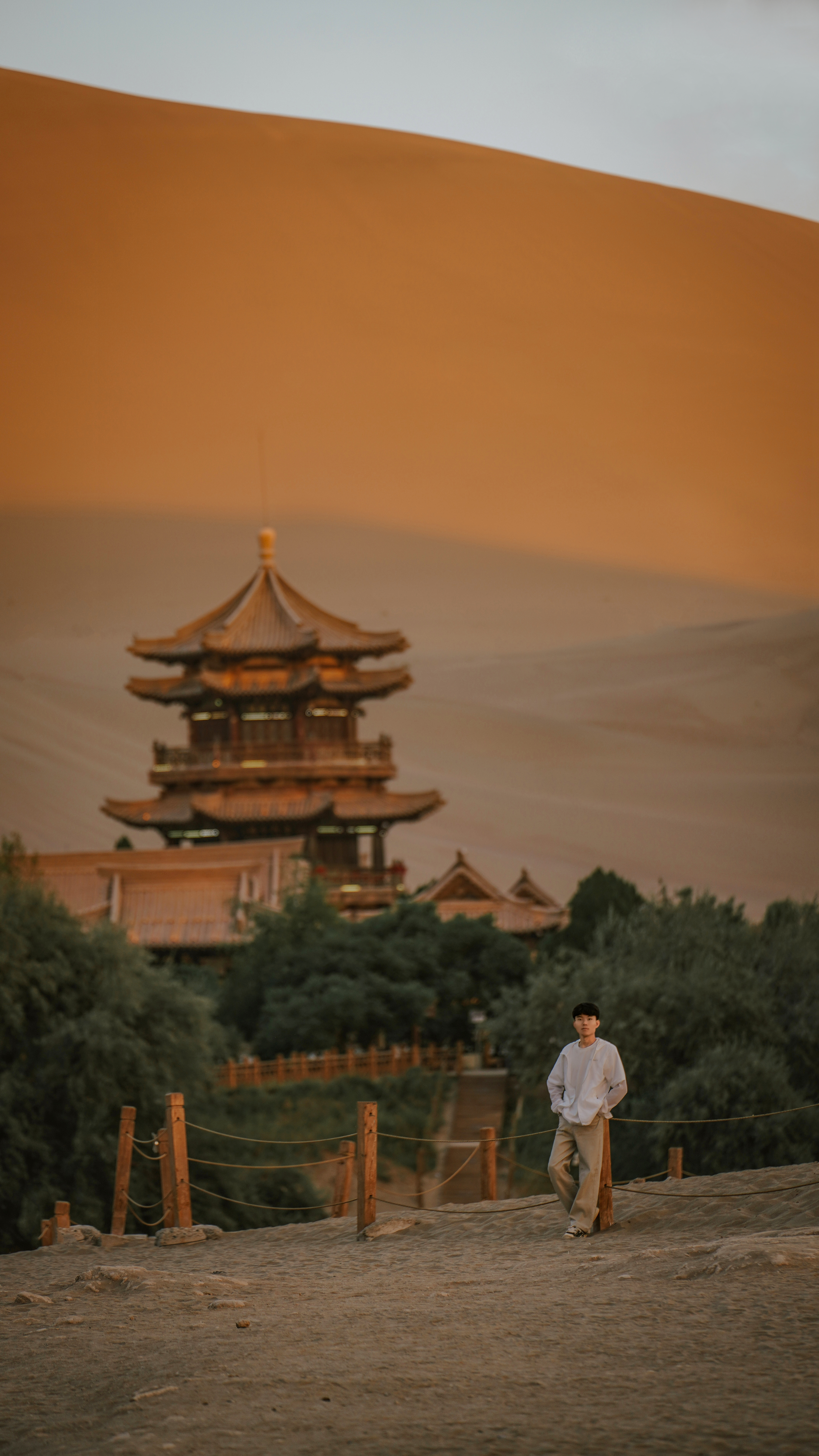 Singing Sand Dunes in Dunhuang